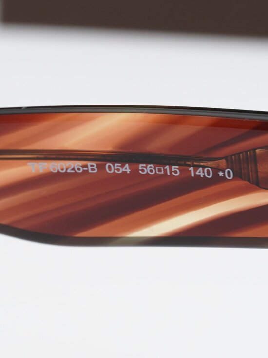 Tom Ford FT6026-B 054 Cat Eye Eyeglasses 56mm – Havana main image 8
